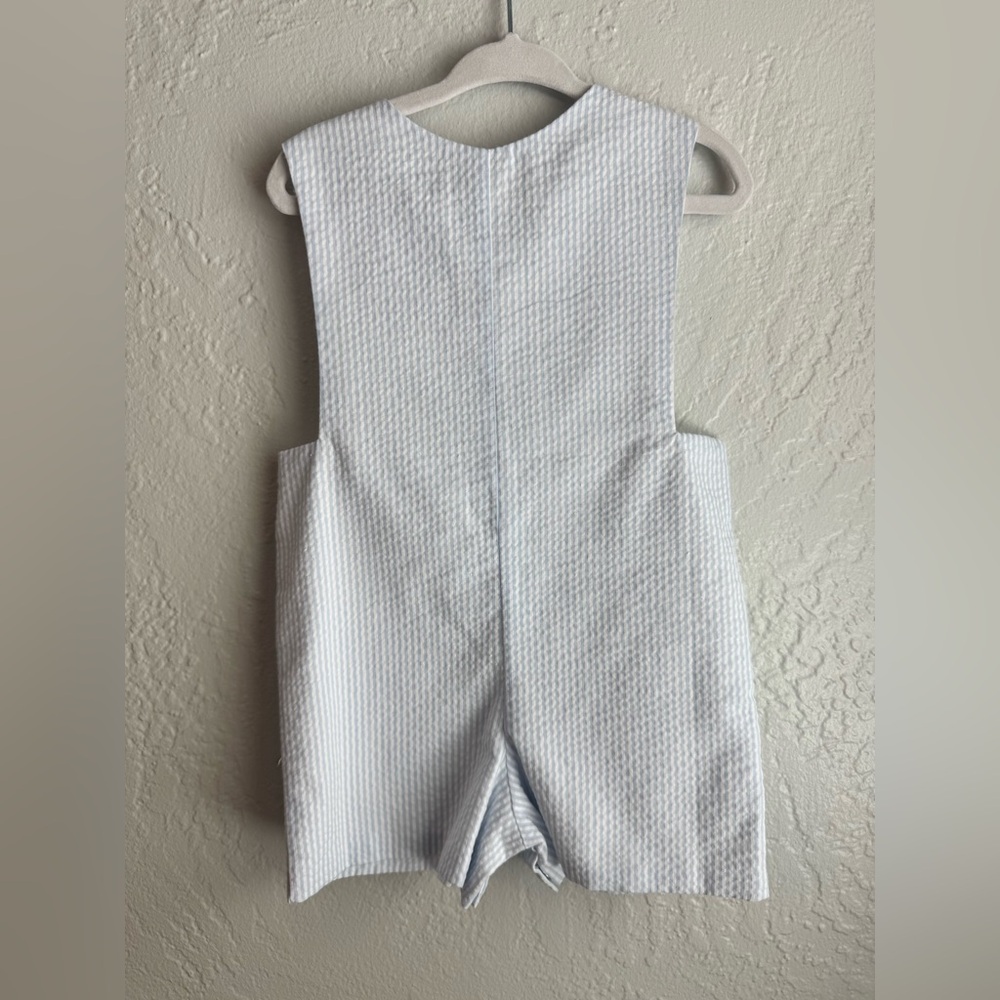 Baby Boys Shrimp & Grits Kids Smocked Jon Jon - Picture 2 of 4